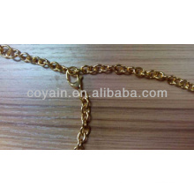 316 Edelstahl Schmuck Gold Überzug Kabel Kette Halskette